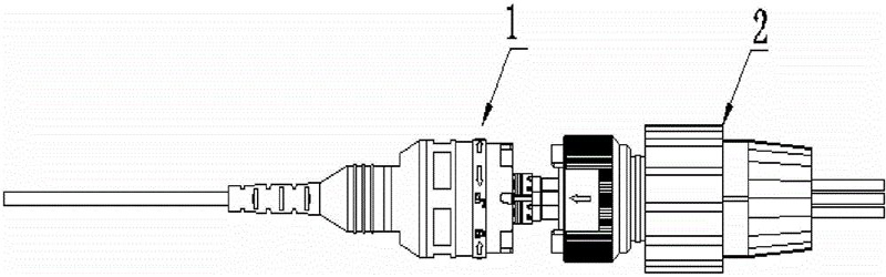 光纤连接器示意图