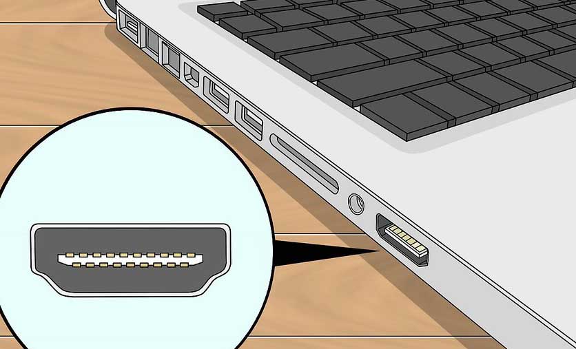 使用HDMI高清连接线将计算机和电视进行互连操作